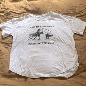 aerie American eagle western ranch rodeo graphic tee
